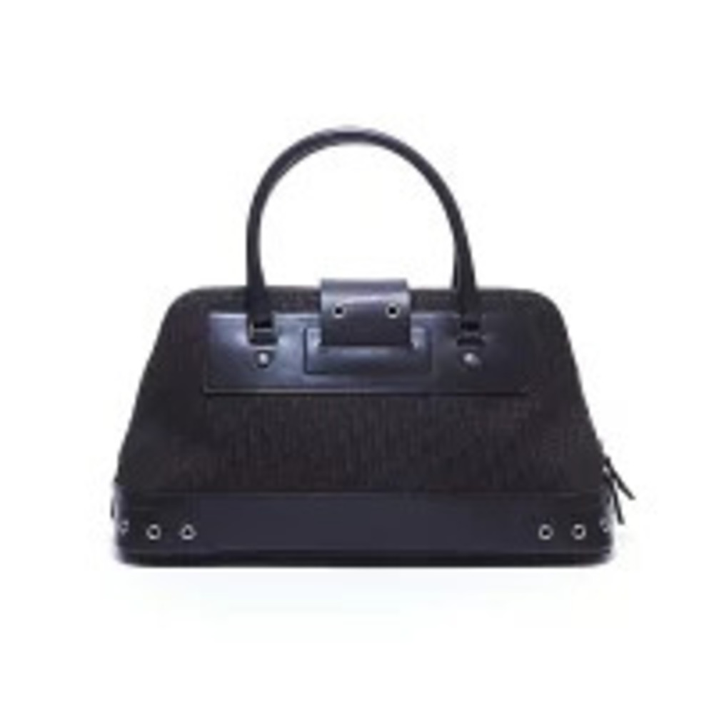 Christian Dior Canvas Boston Handbag Brown - Picture 2 of 13